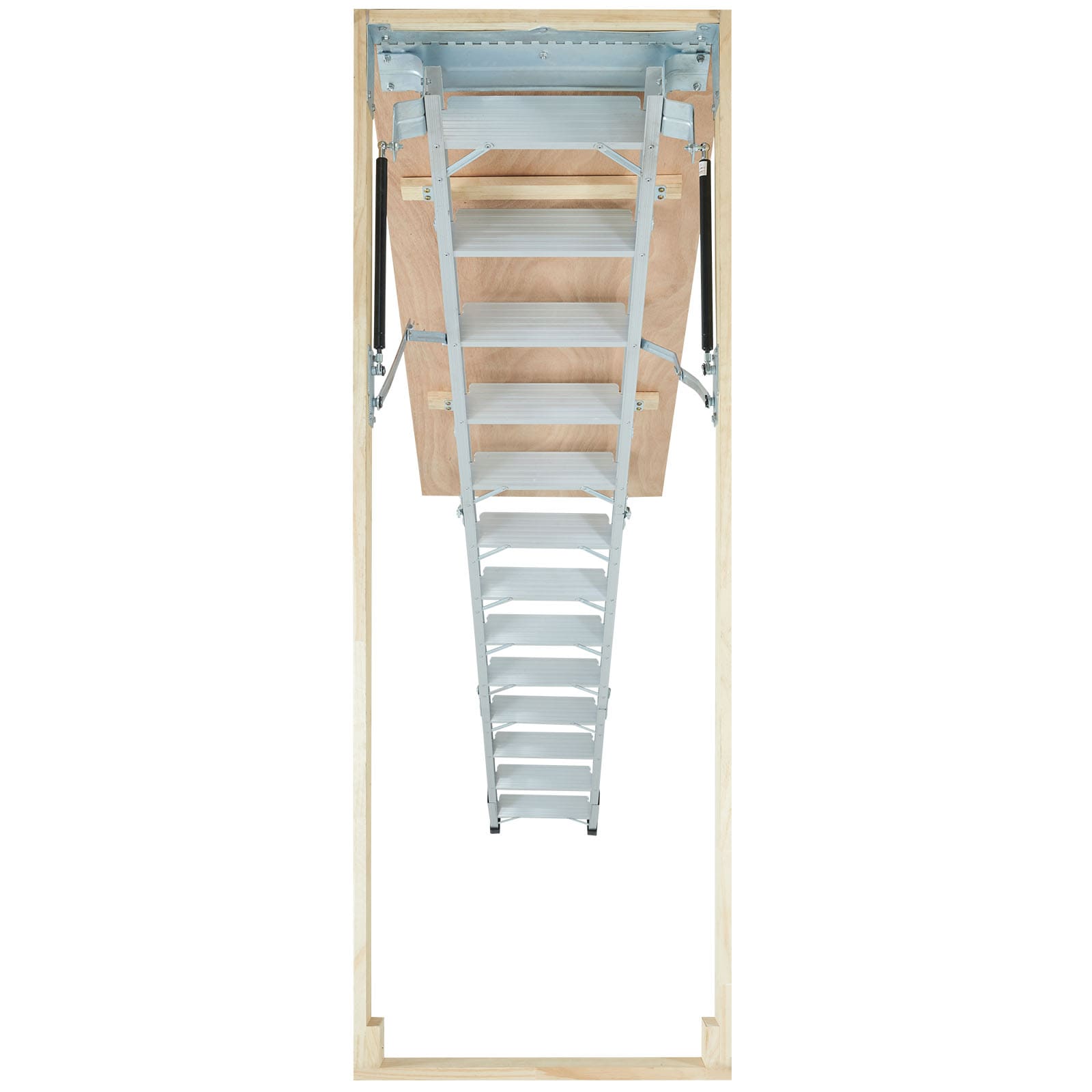 Aluminium Attic Ladder Foldable Multi Purpose Extension Ladder_voghion.com
